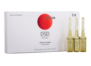 DSD Vlasový lotion Opium 10 ampulí č. 7.4  Snížení vypadávání vlasů a stimulaci jejich růstu