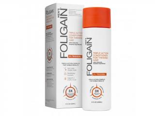 Foligain Triple Action kondicionér muži 236 ml  Kondicionér pro muže proti padání vlasů s 2% trioxidilem