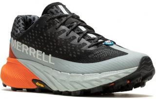 Merrell AGILITY PEAK 5 black/tangerine Velikost boty: 40