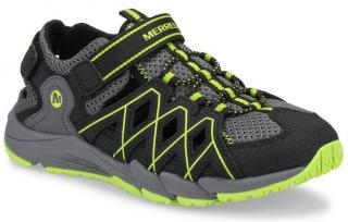 Merrell HYDRO QUENCH grey/black/lime Velikost boty: 30