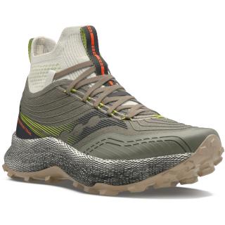 Saucony Endorphin Trail Mid Olive/Black Velikost boty: 45