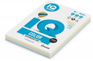 Barevný papír IQ COLOR pastelový mix - A4, 80 g, 250 listů