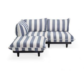 FATBOY® venkovní nábytek Paletti set medium lounge furniture Barva: stripe ocean blue