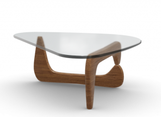 VITRA KONFEREČNÍ STOLEK VLAŠSKÝ OŘECH / COFFEE TABLE BASE WALNUT