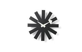 VITRA NÁSTĚNNÉ HODINY ASTERISK WALL CLOCK Barva: Černá