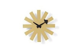 VITRA NÁSTĚNNÉ HODINY ASTERISK WALL CLOCK Barva: Mosaz