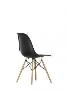 VITRA ŽIDLE ČERNÁ EAMES PLASTIC SIDE CHAIR DSW DEEP BLACK