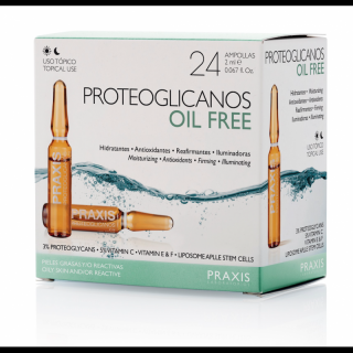 Praxis Proteoglicanos Oil free 24 ampulí