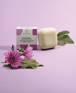 Tuhý sprchový gel MALLOW AND YARROW Goalgreen - 80 g