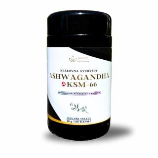 Ajem FiT - Doplňky Stravy | ASHWAGANDHA KSM66 (30g) -120 kapslí (AjemFiT) - 1 Balení (120 kapslí -30g) AJEM7