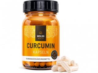 Curcumin s Piperinem -120 kapslí (WOLDOHEALTH) WOL10