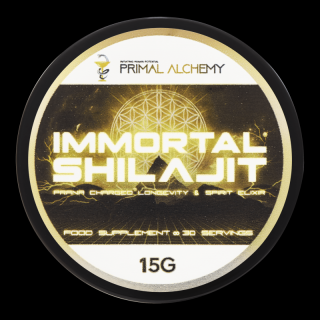 IMMORTAL SHILAJIT (Zlatá třída) - PRIMAL ALCHEMY - Balení: 100g PRIM14