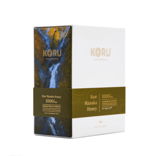 KORU RAW MANUKA HONEY -250g (MGO od 300+ do 1500+) - MGO - 1000