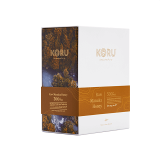 KORU RAW MANUKA HONEY -250g (MGO od 300+ do 1500+) - MGO - 300