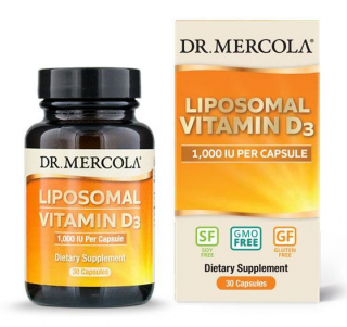 LIPOSOMÁLNÍ VITAMÍN D3 (5000IU) - KAPSLE (DR. MERCOLA) - 30 kapslí