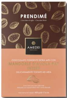 MAXI 66% PRENDIMÉ (hořká s mandlemi) - 500g (AMEDEI) AMED12