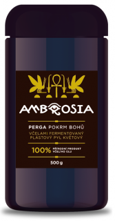 PERGA (Pokrm Bohů) (čerstvá ČR) - 100g - Fialové sklo RAW20