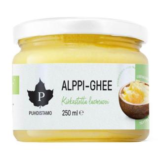 PUHDISTAMO | BIO Přepuštěné máslo (Ghee) -250ml (Alpy)