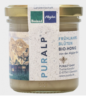 PURALP | BIO Jarní Med -400g (Alpy-Německo) PURA5