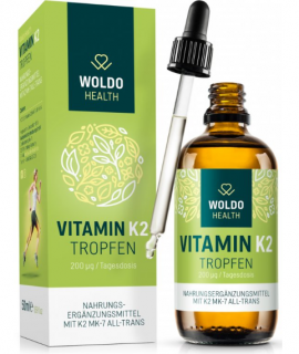 Vitamín K2 (MK7) Kapky -50ml (WOLDOHEALTH) WOL3