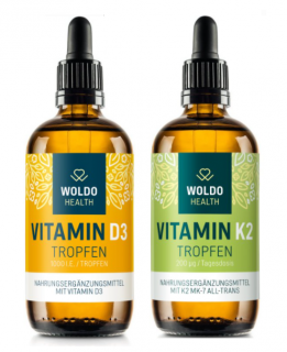 WoldoHealth | Vitamíny D3 + K2 (kapky) v MCT (WHOLDOHEALTH) WOL13