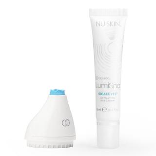 Nu Skin ageLOC LumiSpa Accent Head nástavec + Ideal Eyes krém pro péči o oční okolí 15 ml dárková sada