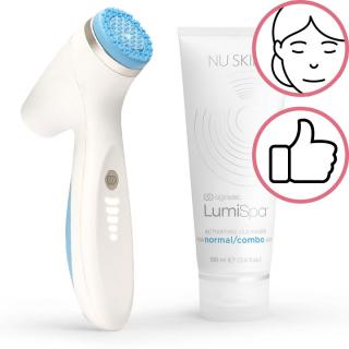 Nu Skin ageLOC Lumispa iO pro číštění pleti + čistící gel pro normální až smíšenou pokožku 100 ml dárková sada