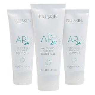 Nu Skin AP-24 whitening fluoride toothpaste 3 x 110 g dárková sada