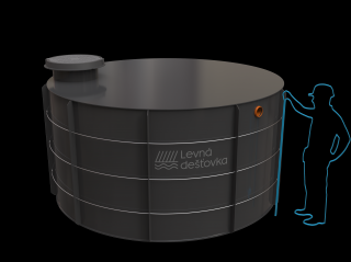 Retenční podzemní nádrž na dešťovou vodu k obetonování 10m3 21% DPH: ostatní případy, nákup na firmu/IČ