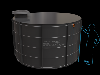 Retenční podzemní nádrž na dešťovou vodu k obetonování 12m3 21% DPH: ostatní případy, nákup na firmu/IČ