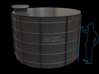 Retenční podzemní nádrž na dešťovou vodu k obetonování 14m3 21% DPH: ostatní případy, nákup na firmu/IČ