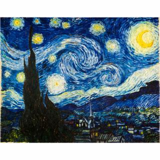 Dřevěné puzzle - Art Starry Night