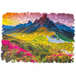 Dřevěné puzzle - Mountain Velikost: S - 23 x 16 cm, 125 dílku