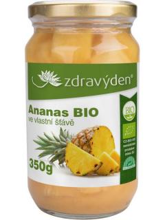 Ananas BIO ve vlastní šťávě 350g