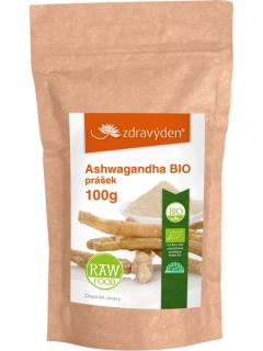 Ashwagandha RAW/ BIO prášek 100g