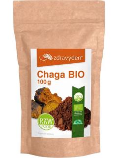 Chaga (čaga)  RAW/BIO prášek 100 g