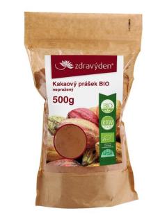 Kakaový prášek nepražený RAW/BIO 500 g