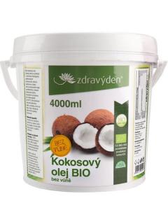 Kokosový olej panenský BIO bez vůně 4000 ml