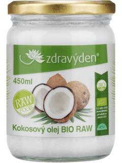 Kokosový olej panenský BIO RAW 450 ml