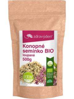 Konopné semínko loupané RAW/BIO 500g