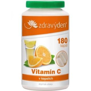 Vitamín C 100 % vegan kapsle 180 ks