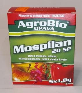 AgroBio Mospilan 20 SP Přípravek k hubení škůdců 5x1,8g 001038