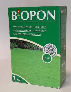 BIOPON hnojivo na trávníky - mech stop 1 kg