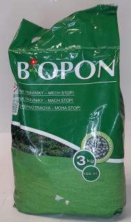 BIOPON hnojivo na trávníky - mech stop 3 kg