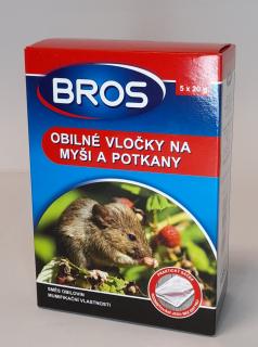 Bros – obilné vločky na myši a potkany 5x20 g