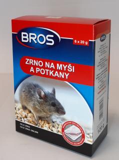 Bros – zrno na myši a potkany 6x20 g