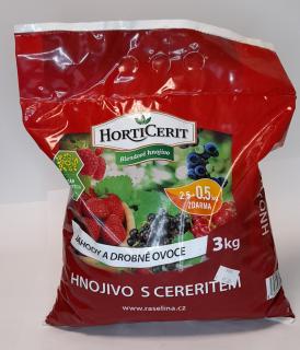 Hnojivo pro jahody a drobné ovoce 3 kg Horticerit