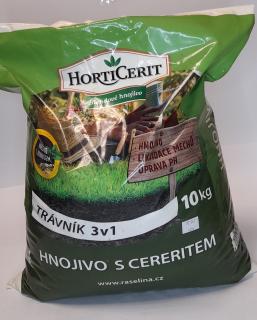 Hnojivo pro trávník 3 v 1, 10kg Horticerit