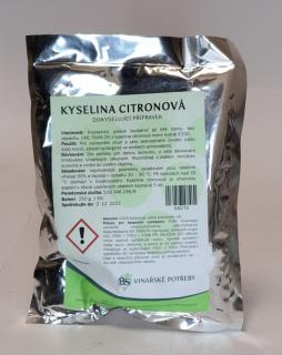 Kyselina citronová  250 g