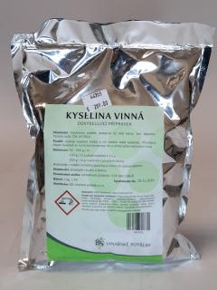 Kyselina vinná  250 g